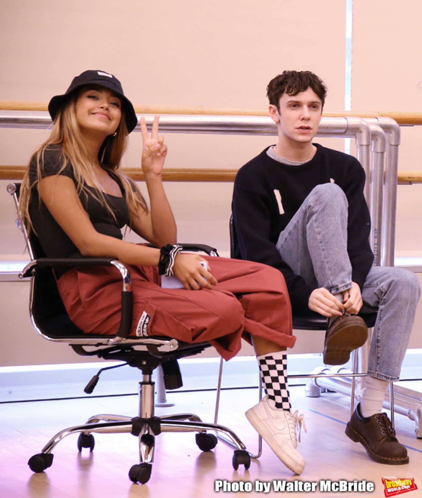 Photo Coverage: In Rehearsal with Rachel Bay Jones, Brandon Victor Dixon and the Cast of NEXT TO NORMAL  Image