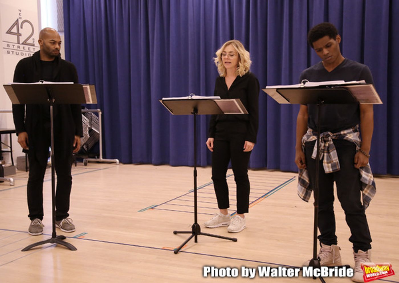 Photo Coverage: In Rehearsal with Rachel Bay Jones, Brandon Victor Dixon and the Cast of NEXT TO NORMAL  Image