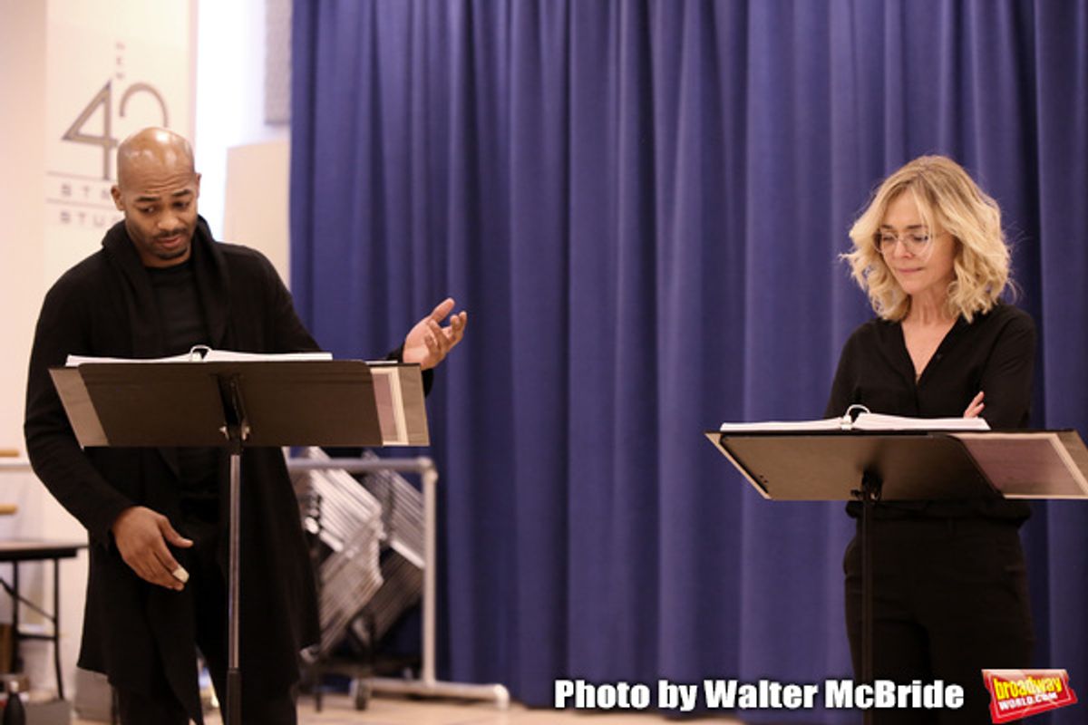 Brandon Victor Dixon and Rachel Bay Jones at 