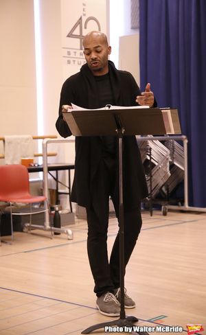 Brandon Victor Dixon Stage production of  "Next To Normal"  at The New 42nd Street St Photo