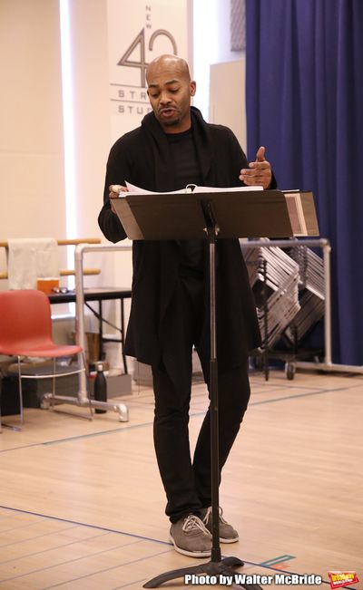 Brandon Victor Dixon Stage production of  "Next To Normal"  at The New 42nd Street St Photo