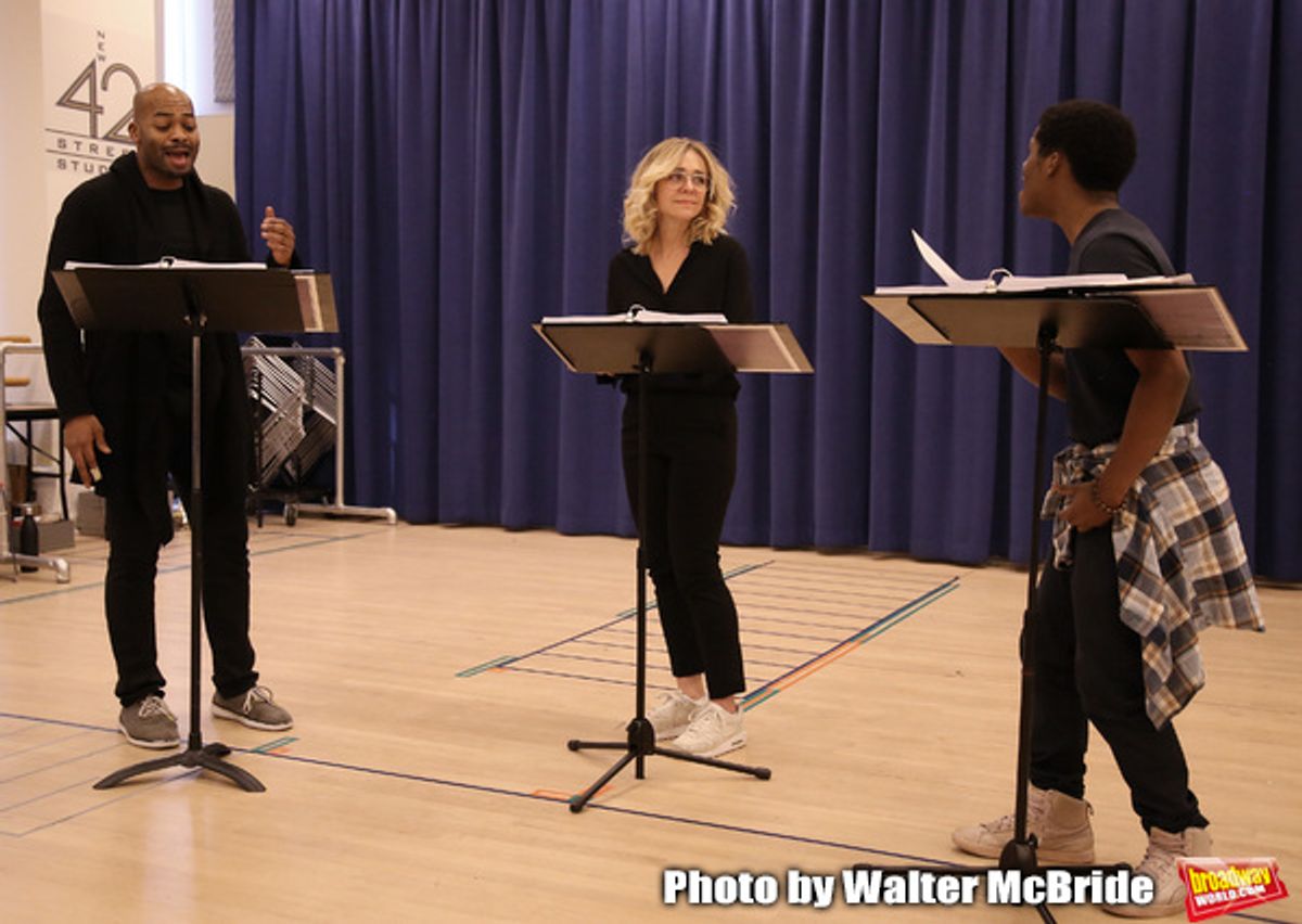 Brandon Victor Dixon, Rachel Bay Jones and Khamary Grant d at 