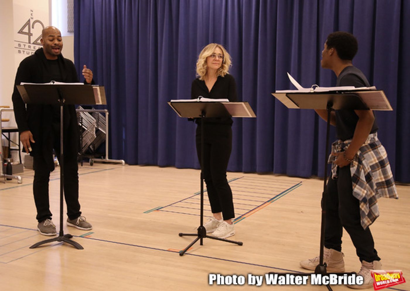 Photo Coverage: In Rehearsal with Rachel Bay Jones, Brandon Victor Dixon and the Cast of NEXT TO NORMAL  Image