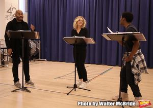 Brandon Victor Dixon, Rachel Bay Jones and Khamary Grant d Photo