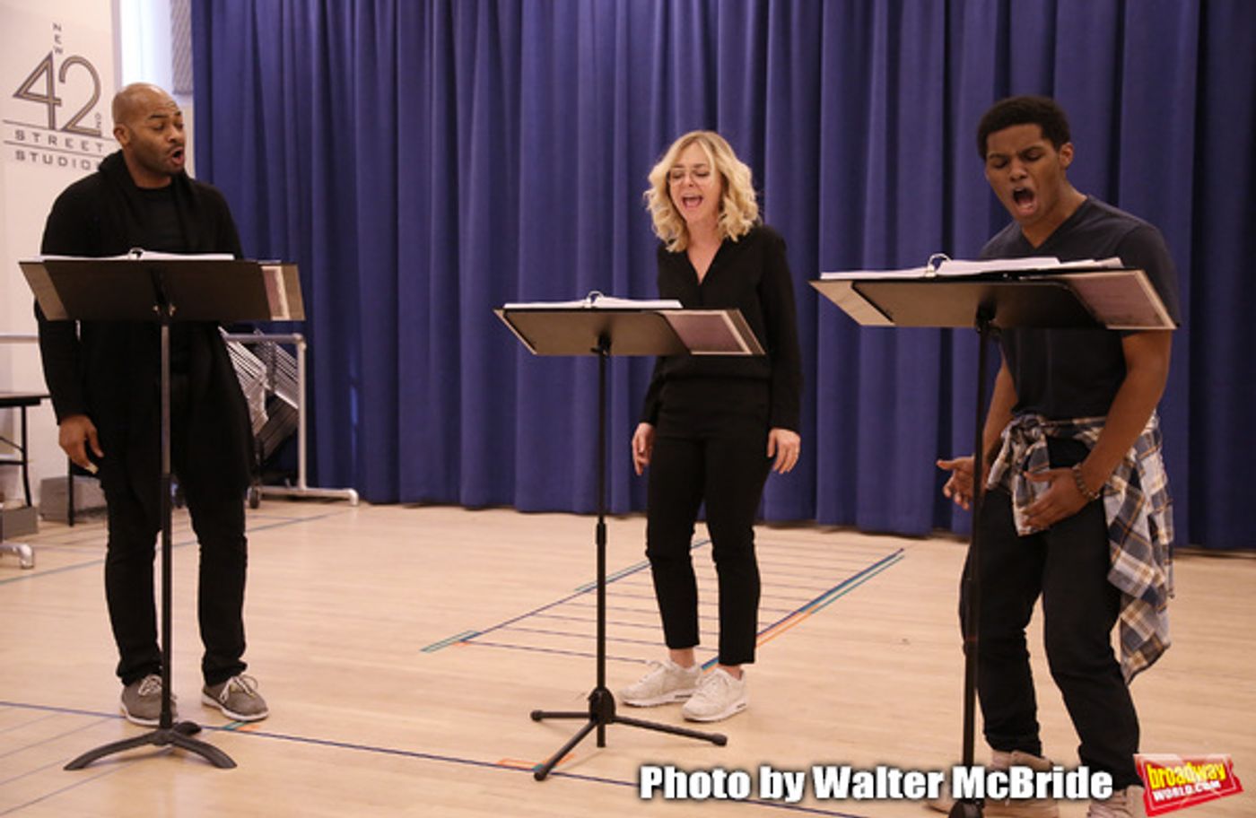 Photo Coverage: In Rehearsal with Rachel Bay Jones, Brandon Victor Dixon and the Cast of NEXT TO NORMAL  Image