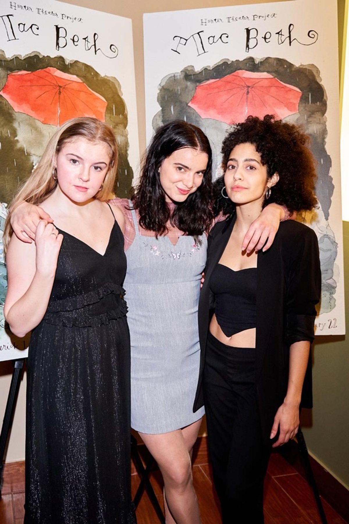 Sophie Kelly-Hendrik, Dylan Gelula and Sharlene Cruz                               at 