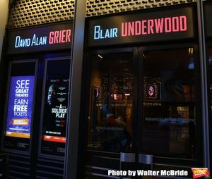 Theatre Marquee unveiling for "The Lehman Trilogy" directed by Sam Mendes at the Nede Photo