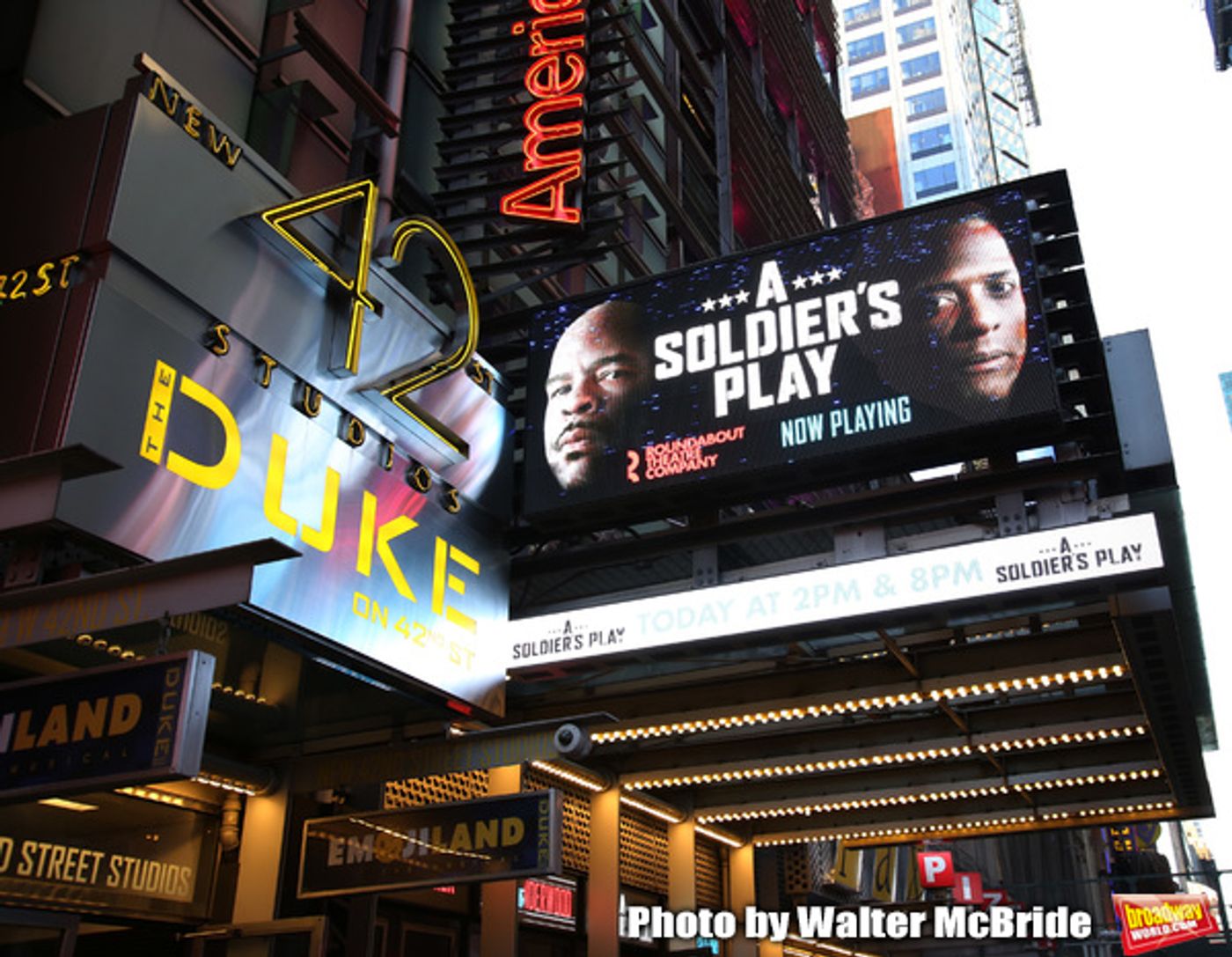 Up on the Marquee: A SOLDIER'S PLAY  Image