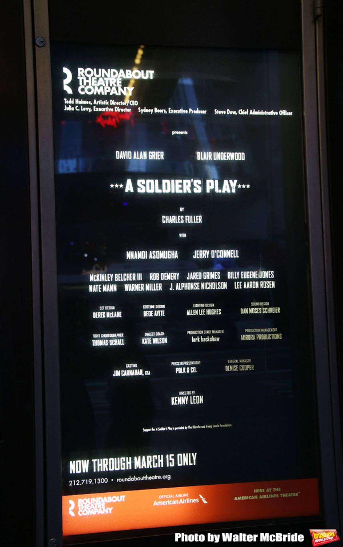 Theatre Marquee unveiling for 'The Lehman Trilogy' directed by Sam Mendes at the Nederlander Theatre on January 17, 2020 in New York City.  at 