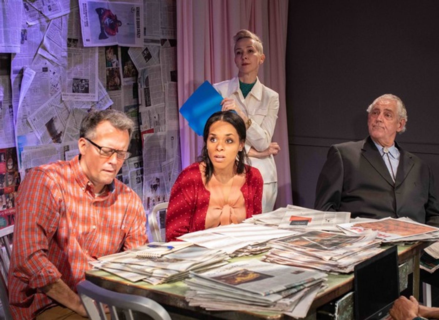 Photo Flash: Check Out Photos of Playwright's Arena's Production of RED INK  Image