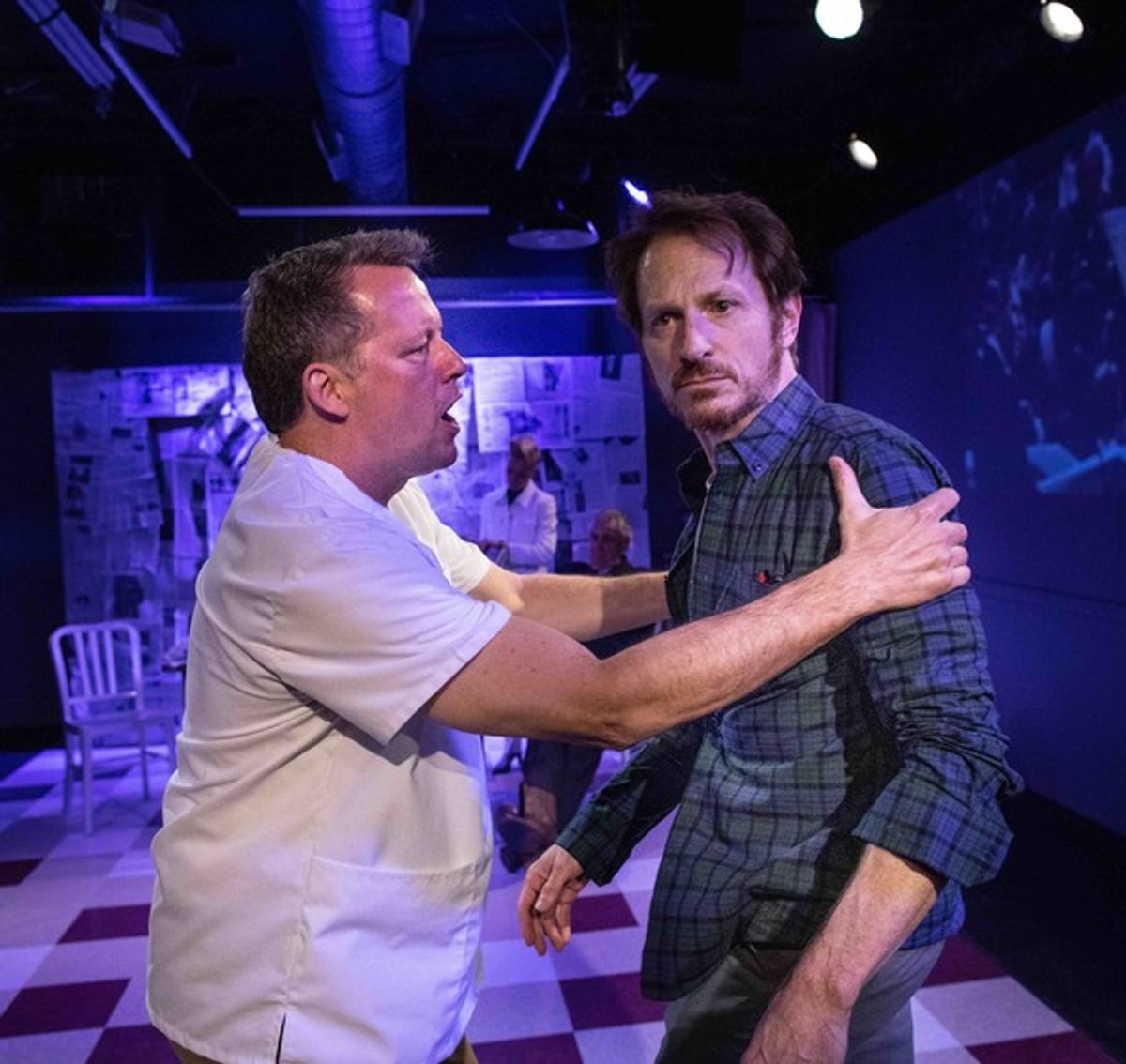 Steven Culp and Leo Marks at 