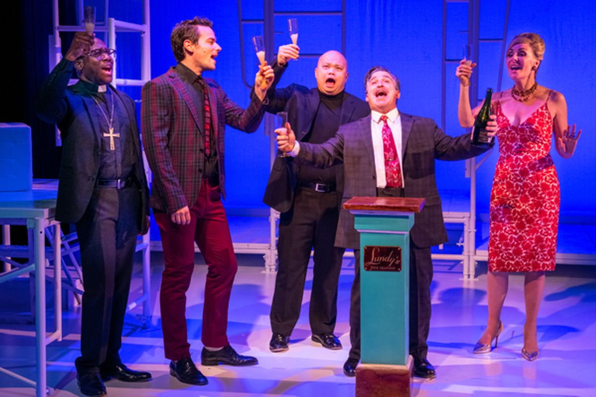 Troy Valjean Rucker, Zach Schanne, Viet Vo, Carlos Lopez, Judy McLane  at 