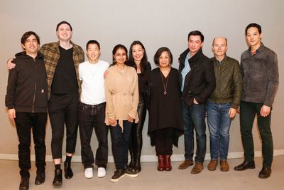 The company with Christopher Chen and Knud Adams Photo