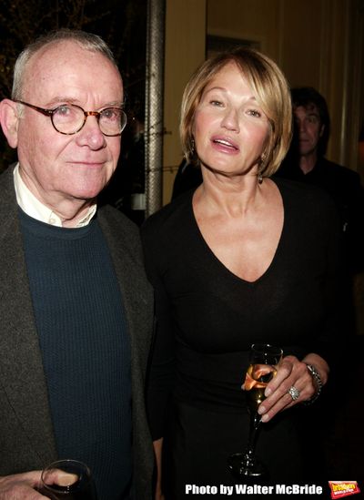 Buck Henry and Ellen Barkin.Attending a New York celebration in anticipation of direc Photo