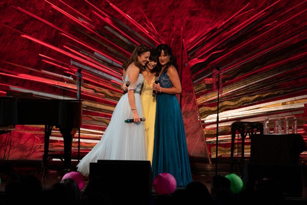 Laura Osnes, Susan Egan, Courtney Reed at 