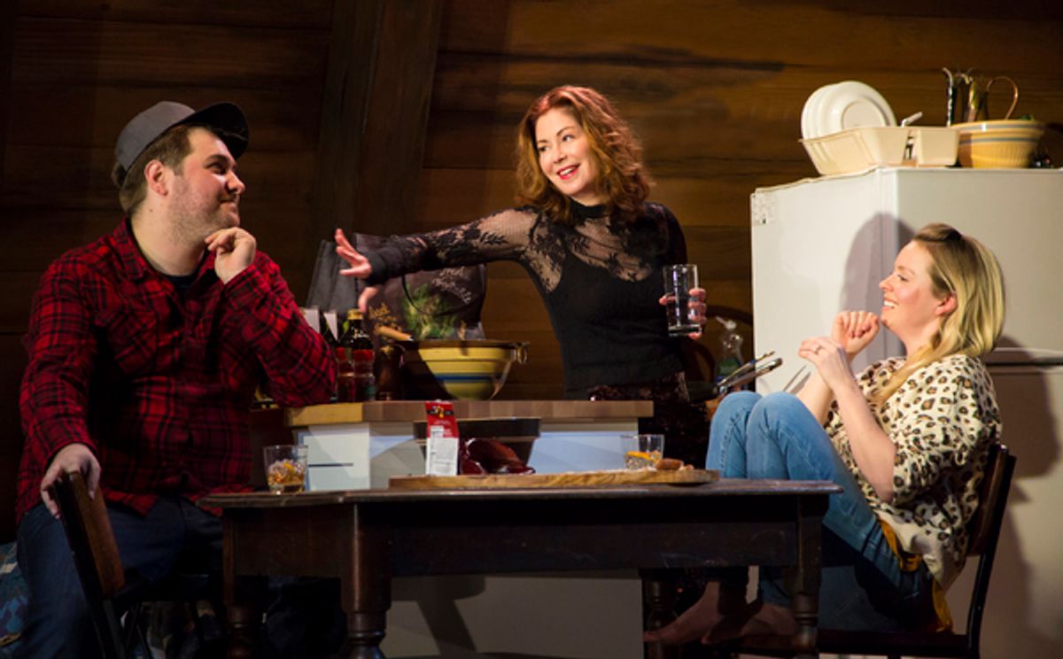 Nate Miller, Dana Delany and Ariel Woodiwiss  at 