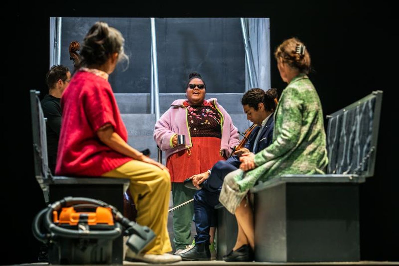 Review: Two Decades After Their First Collaboration, 4 Playwrights And A Composer Rejoin To Reassess The State Australia As They Ride The Rails With ANTHEM  Image