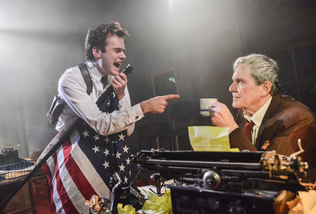 Jack Flammiger and Roger Alborough at 