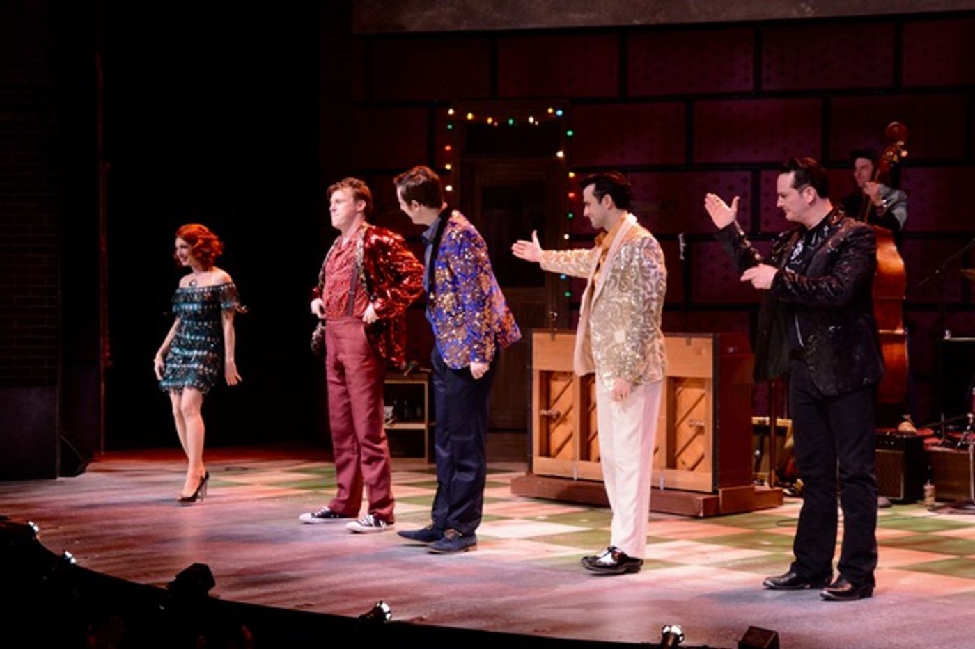 Photo Coverage: The Cast of MILLION DOLLAR QUARTET Take Opening Night Bows  Image