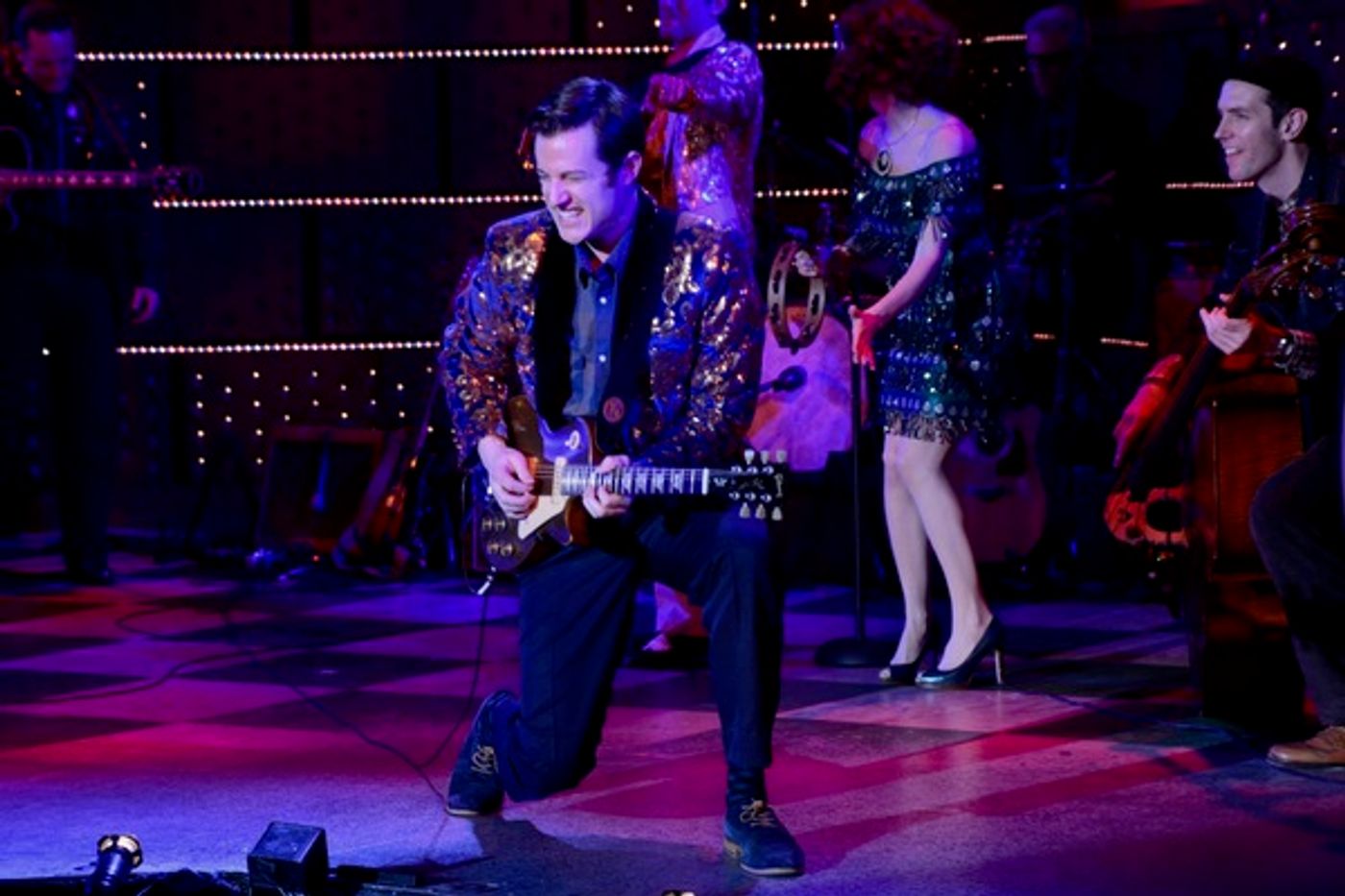 Photo Coverage: The Cast of MILLION DOLLAR QUARTET Take Opening Night Bows  Image