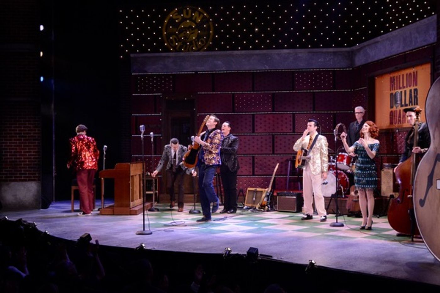 Photo Coverage: The Cast of MILLION DOLLAR QUARTET Take Opening Night Bows  Image