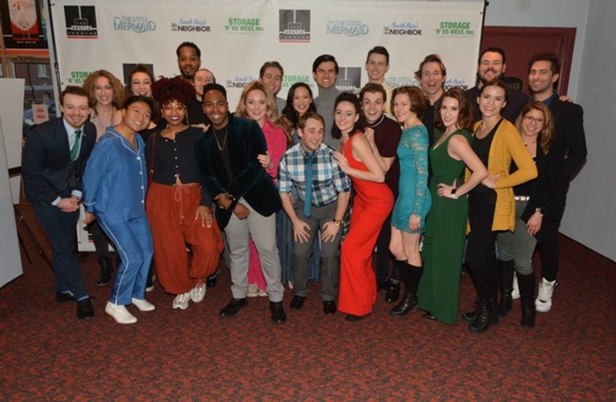 The Cast and Creative that includes-Courtney Balan, Adrian Grace Bumpas, J Ryan Carroll, Ryan Cavanagh, A-Larenee David, Alphonse Gonzales, Stephen Foster-Harris, Kimberly Immanuel, Danielle Jordan, Derek Kastner, Emily Madden, Victoria Madden, Warren Nolan, Jr., Matthew Rafanelli, Michelle Rubino, Christopher Salvaggio, Conor Stepnowski, Jeff Sullivan, Valerie Torres-Rosario, Ryan Gregory Thurman, Michael Valvo, Jonathan Brenner, Krista Swan and Mackenzie Trowbridge at 
