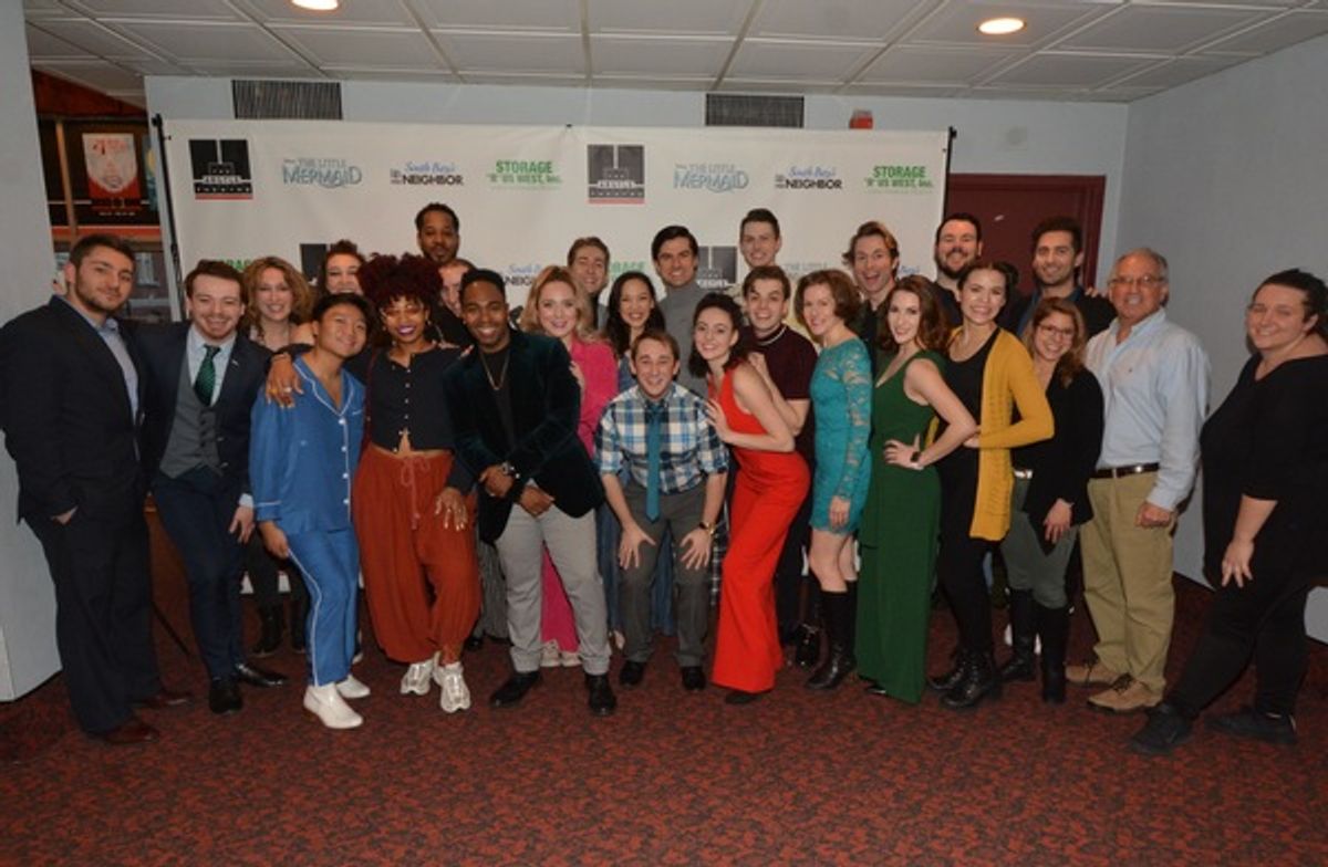 The Cast and Creative that includes-Courtney Balan, Adrian Grace Bumpas, J Ryan Carroll, Ryan Cavanagh, A-Larenee David, Alphonse Gonzales, Stephen Foster-Harris, Kimberly Immanuel, Danielle Jordan, Derek Kastner, Emily Madden, Victoria Madden, Warren Nolan, Jr., Matthew Rafanelli, Michelle Rubino, Christopher Salvaggio, Conor Stepnowski, Jeff Sullivan, Valerie Torres-Rosario, Ryan Gregory Thurman, Michael Valvo, Mark Perlman, Dylan Perlan, Jonathan Brenner, Krista Swan and Mackenzie Trowbridge at 