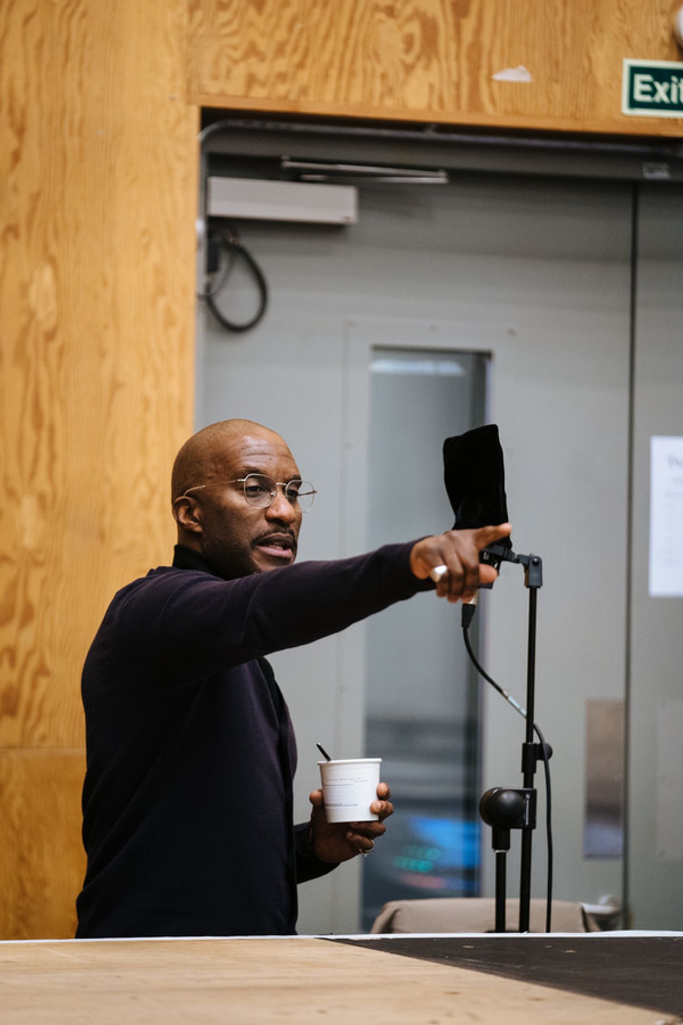 Photo Flash: Inside Rehearsal For DEATH OF ENGLAND at the National Theatre  Image