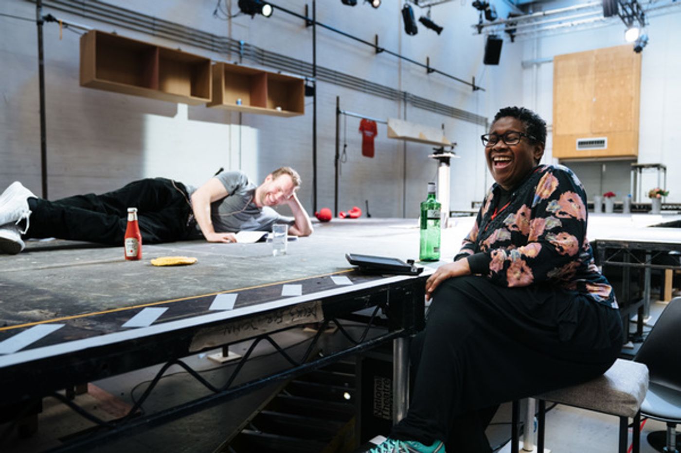 Photo Flash: Inside Rehearsal For DEATH OF ENGLAND at the National Theatre  Image