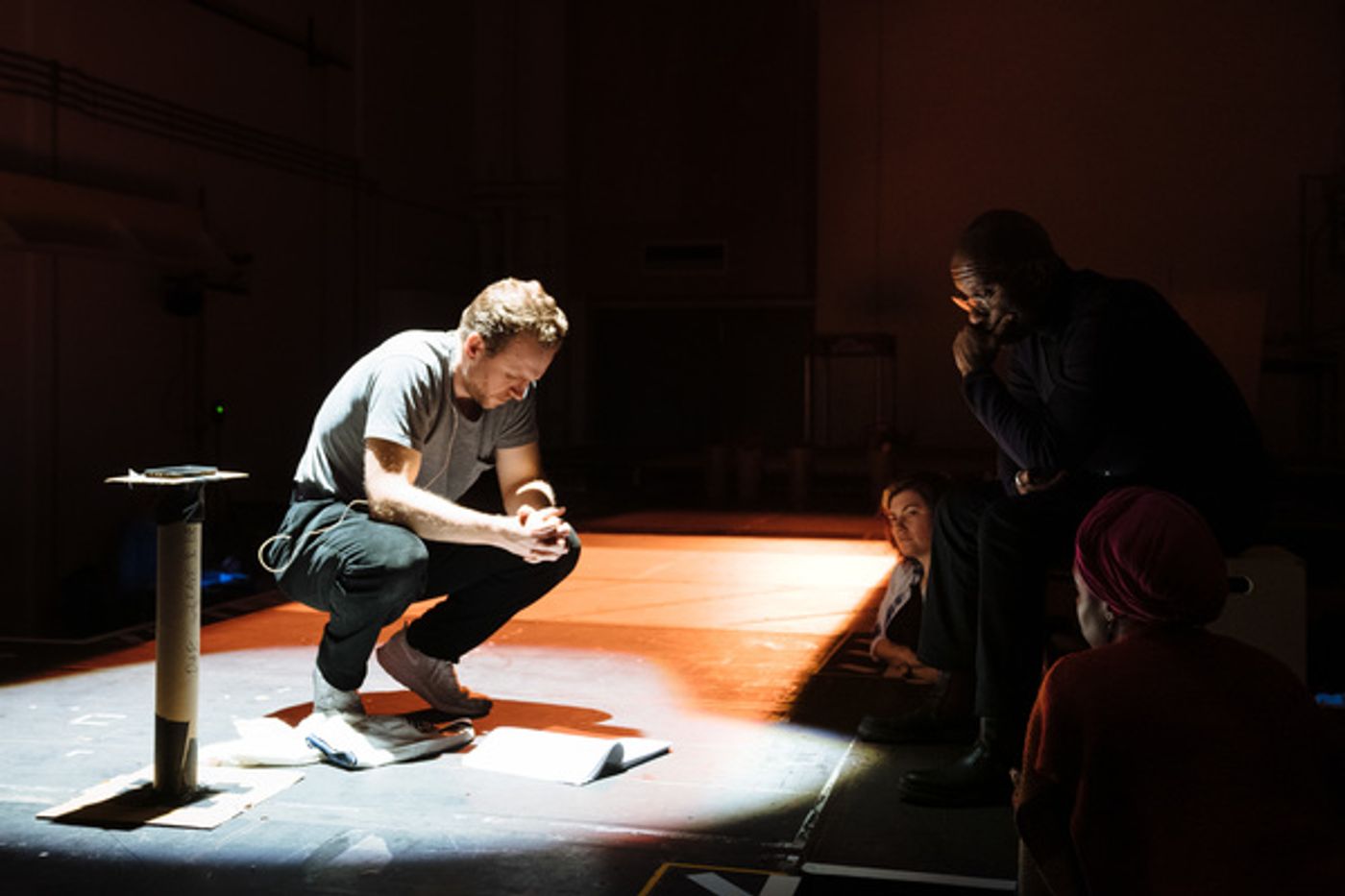 Photo Flash: Inside Rehearsal For DEATH OF ENGLAND at the National Theatre  Image