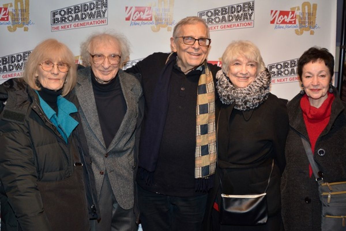 Margery Gray, Sheldon Harnick, Richard Maltby, Jr., Betty Cooper and Lynn Ahrens at 