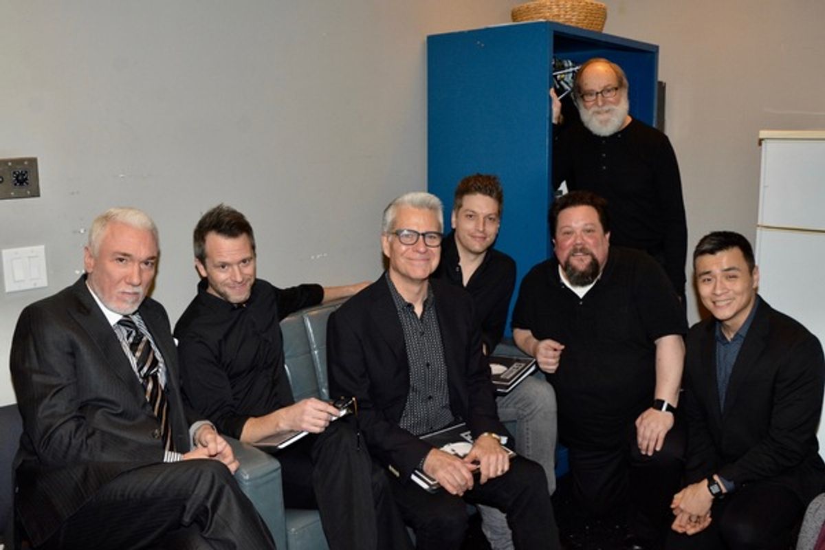 Patrick Page, Christian Conn, Mark Waldrop, Christian DeMarais, Justin Robertson, Robert Zukerman and David Huynh at 