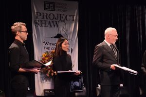 Christian Conn, Teresa Avia Lim and Patrick Page Photo