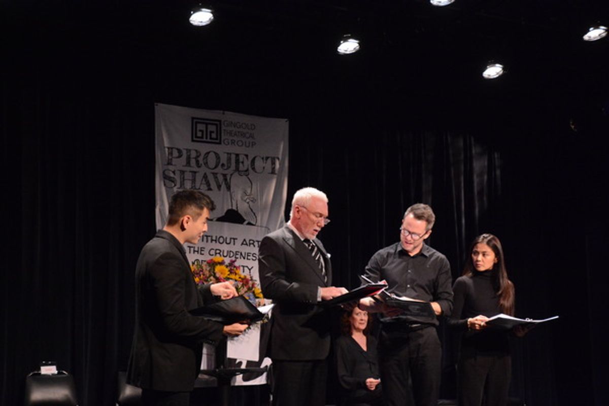 David Huynh, Patrick Page, Christian Conn and Teresa Avia Lim at 