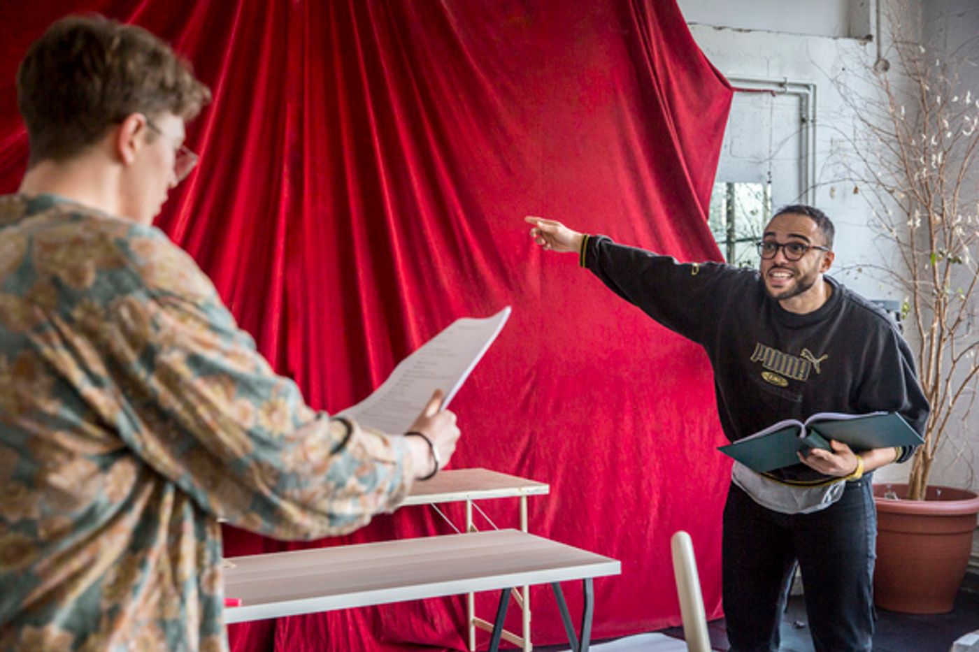 Photo Flash: Inside Rehearsal For TIME AND TIDE at Park Theatre  Image