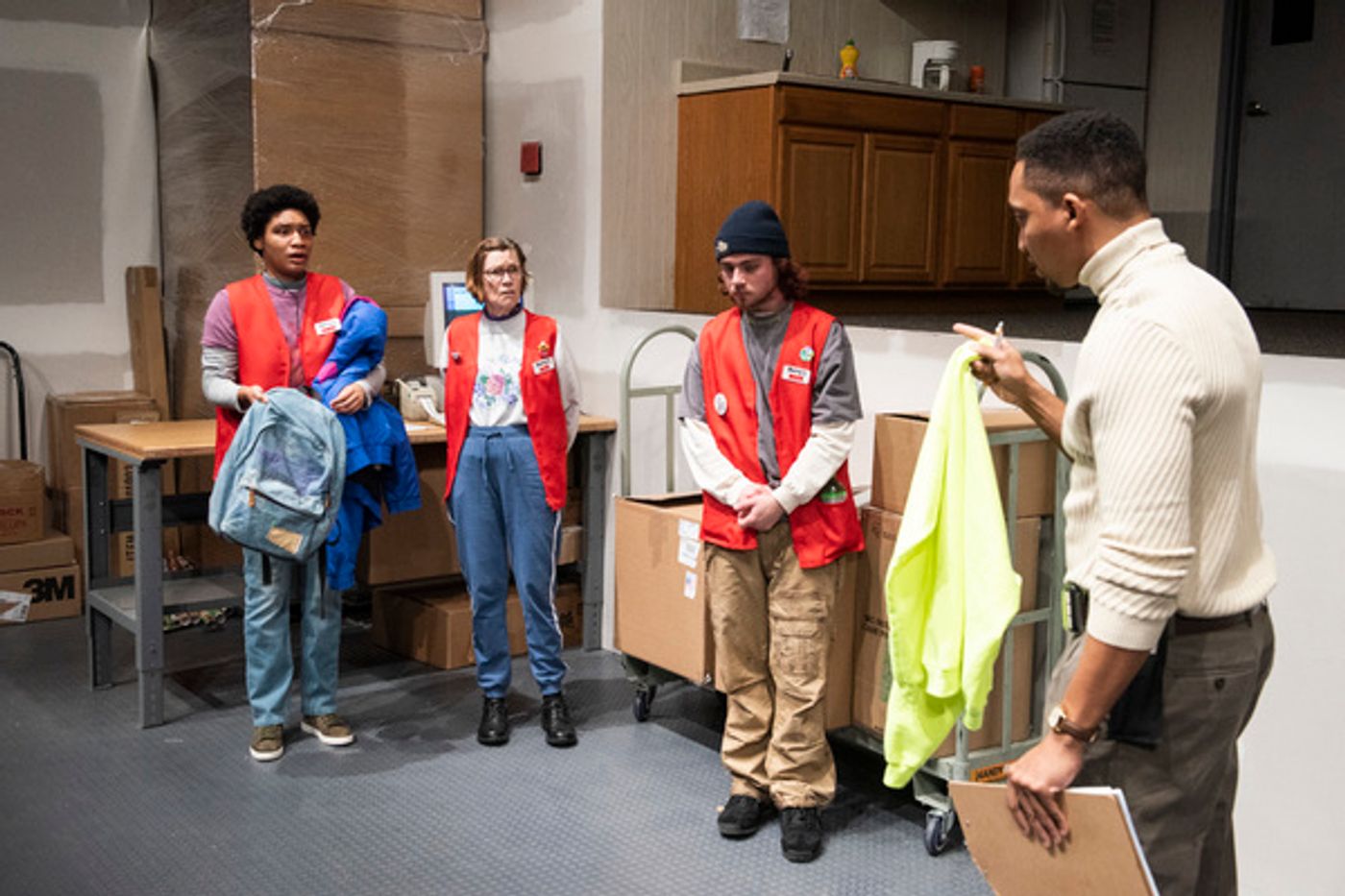 Photo Flash: Get a First Look at Production Photos of PARIS, Opening Tonight at Atlantic Theater Company  Image