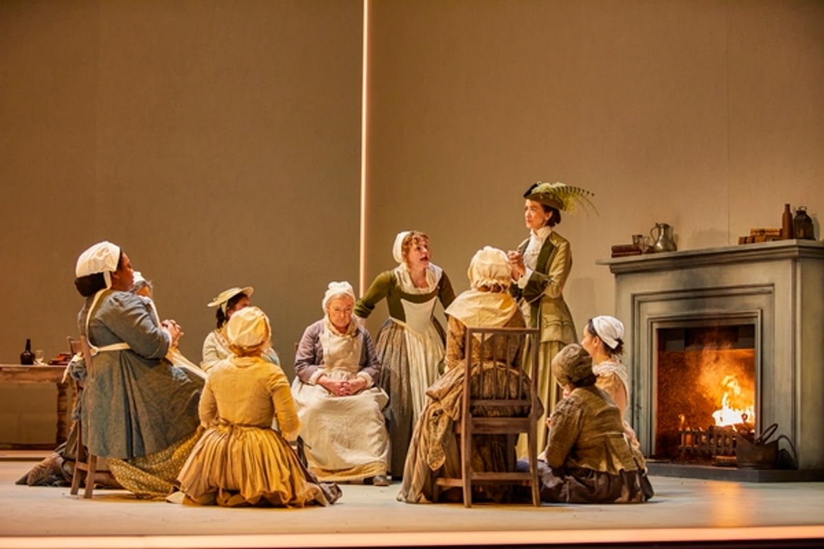 Cast of The Welkin at the National Theatre at 
