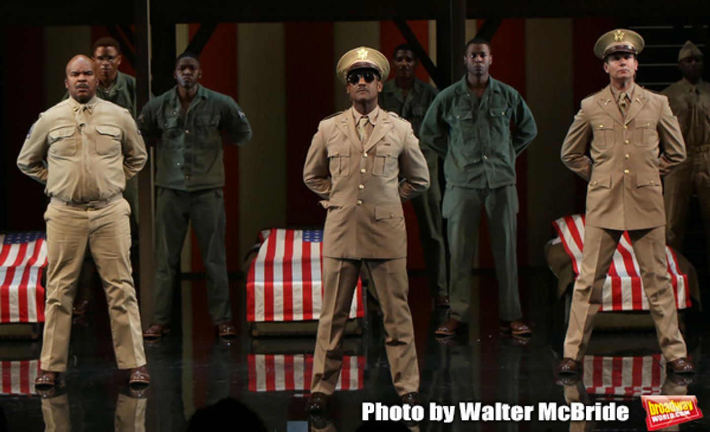 Photo Coverage: The Cast of A SOLDIER'S PLAY Takes Their Opening Night Bows  Image