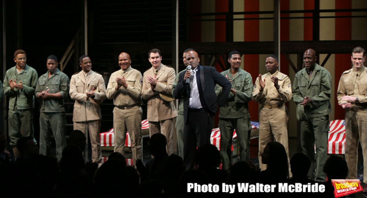 Kenny Leon, Blair Underwood, David Alan Grier and Jerry O'Connell with cast at 