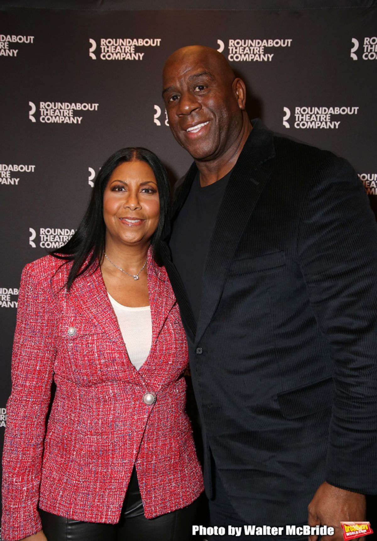 Cookie Johnson and Magic Johnson at 