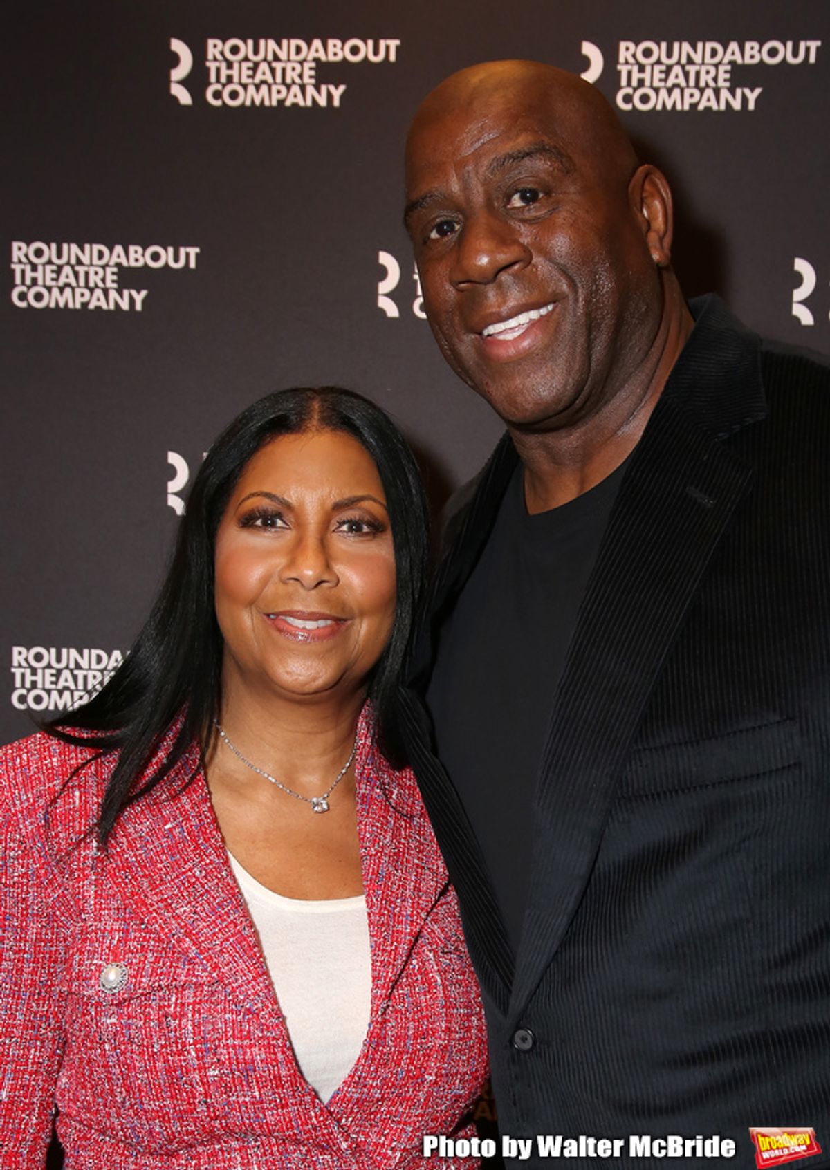 Cookie Johnson and Magic Johnson at 
