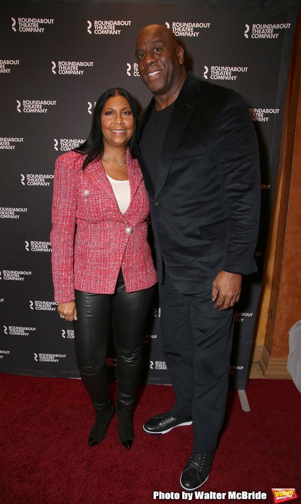 Cookie Johnson and Magic Johnson Photo