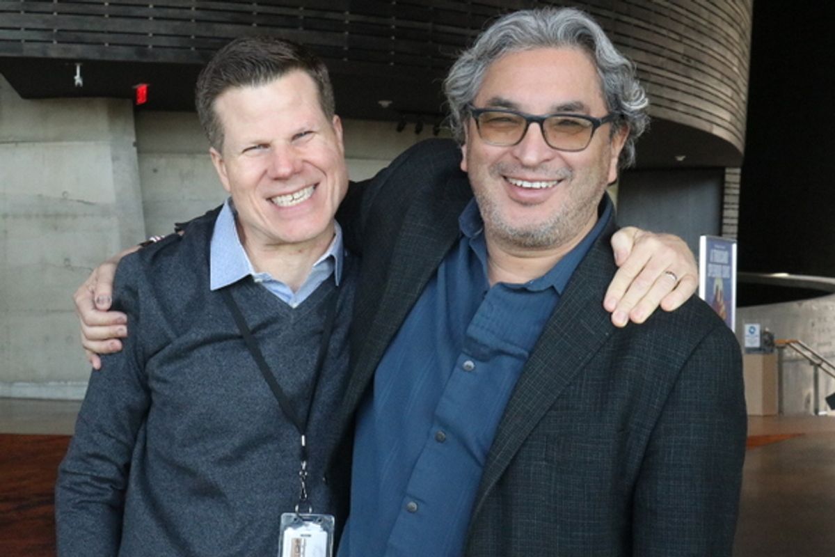 Director Bill Rauch and playwright Octavio Solis at 