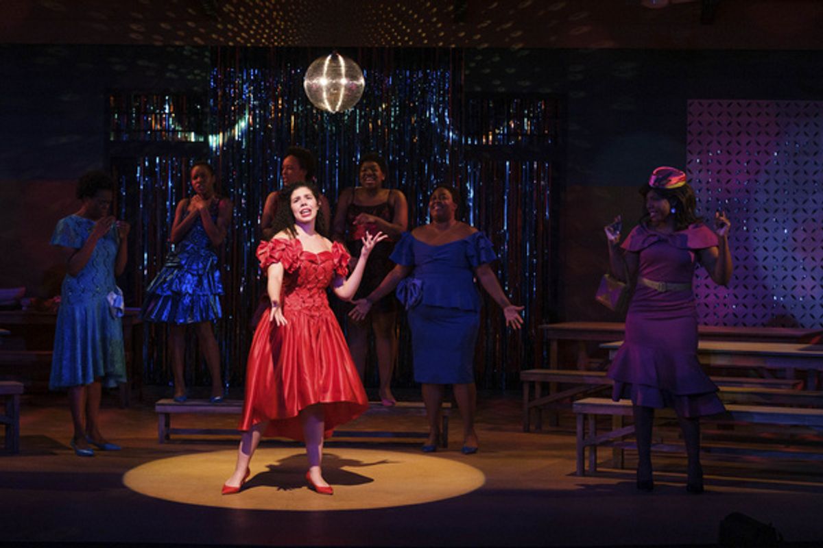 Morgan Walker and cast at 