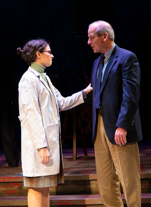 Molly Carden and John Bolger in MIDWIVES Photo