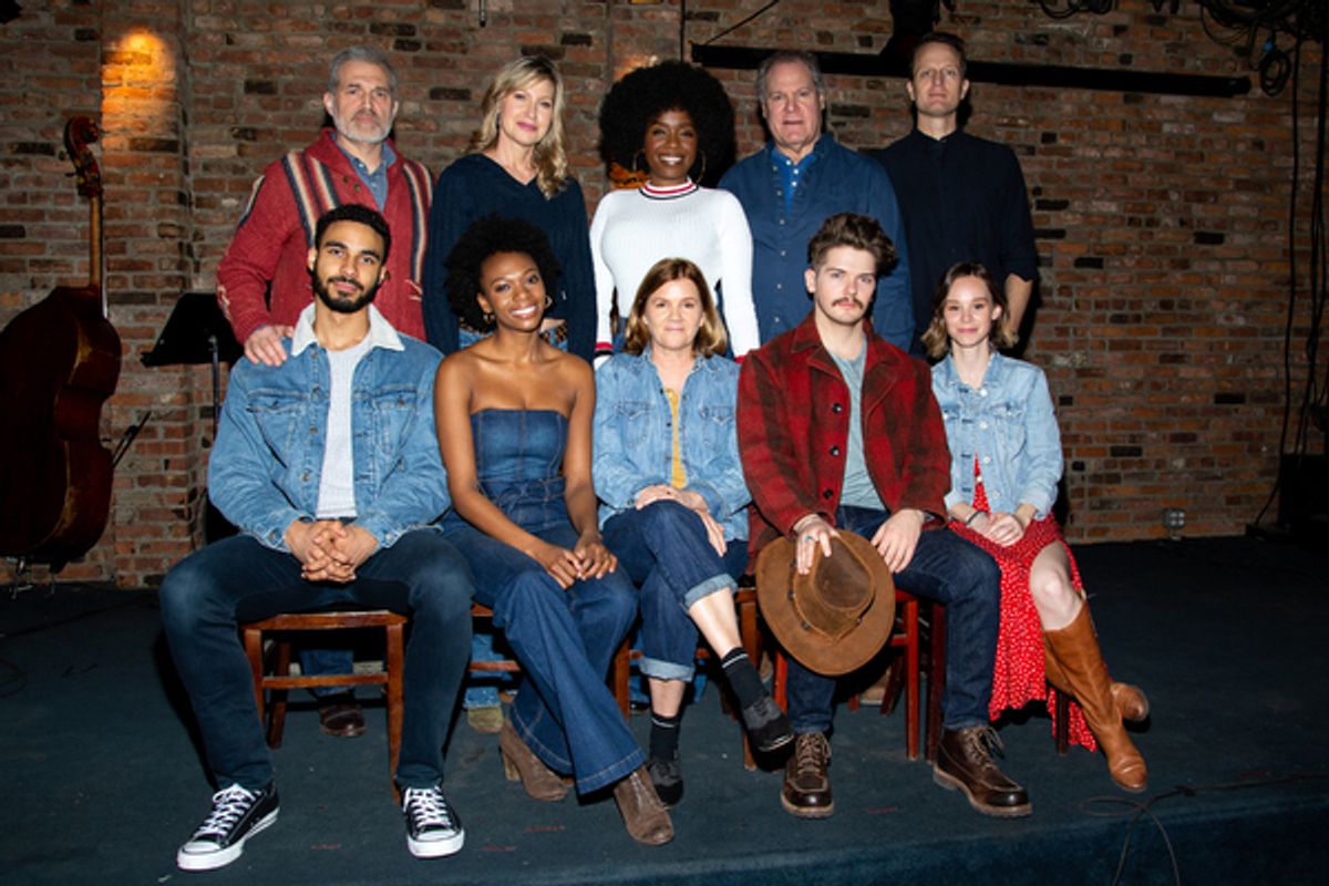 Marc Kudisch, Luba Mason, Jeannette Bayardelle, Jay O. Sanders, Todd Almond, Austin Scott, Kimber Sprawl, Mare Winningham, Colton Ryan, Caitlin Houlahan at 