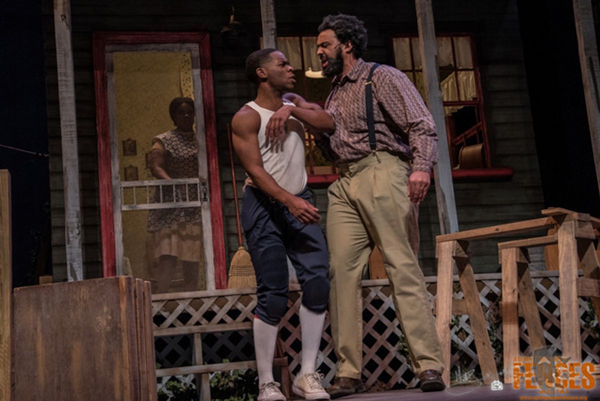 (Left to Right) Elizabeth Reeves, William Oliver, Marcus Turner at 