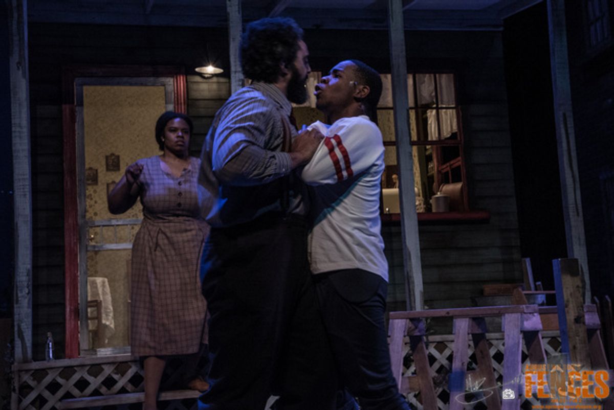 (Left to Right) Elizabeth Reeves, Marcus Turner, William Oliver at 