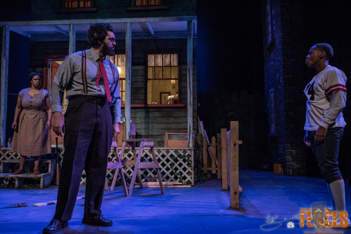 (Left to Right) Elizabeth Reeves, Marcus Turner, William Oliver at 