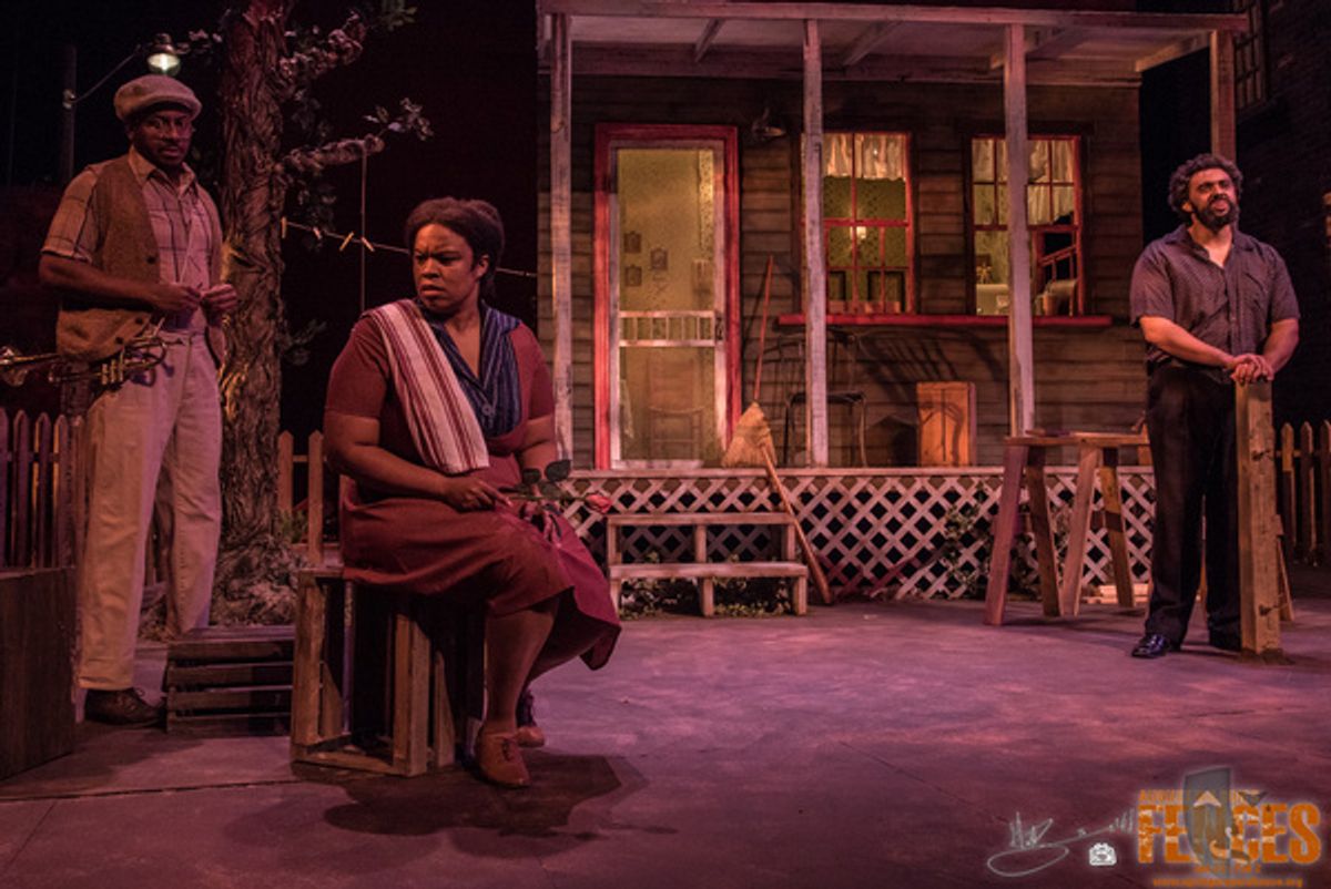 (Left to Right) Darrick Mosley, Elizabeth Reeves Marcus Turner at 